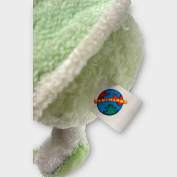 Plushland Wooly Green Lamb Terry Cloth Plush Robe Slippers 2000 March of Dimes - Picture 7 of 12